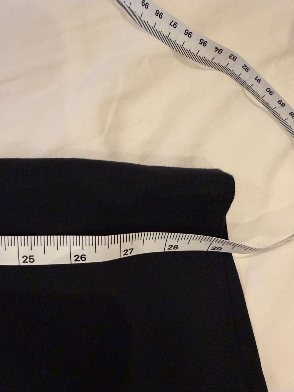 Club Monaco Black Wide-Leg High-Rise Trousers Linen Blend - Picture 3 of 8